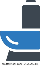 Commode Vector illustration on a transparent background.Premium quality symbols.Glyphs vector icon for concept and graphic design.