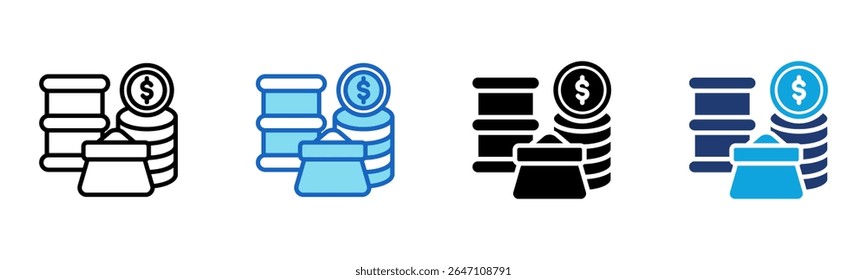 Commodities icon Multi Style Vector Illustration