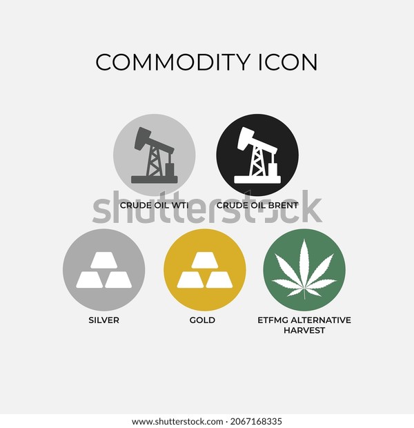 Commodities Icon Trading Vector Illustration Stock Vector (Royalty Free ...