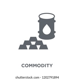 Commodity icon. Commodity design concept from Commodity collection. Simple element vector illustration on white background.