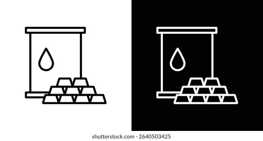 Commodity icon symbol concept for graphic design, Website, UI. EPS