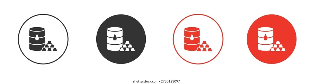 Commodity icon for ui or ux isolated on white for mobile app, editable