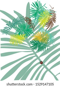 COMMODORE PALMS COLOR JUNGLE  TROPICAL