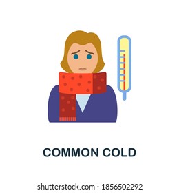 Common Cold icon. Simple element from health diseases collection. Creative Common Cold icon for web design, templates, infographics and more