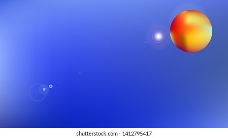 Common colorific illustration idea. Crisp space fantasy. Background texture, blur. Azure colored. Abstract space background picture. Colorful new background cosmos abstraction.
