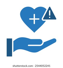 Common Health Alerts icon line vector illustration