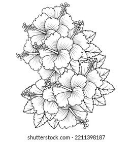 5,668 Hawaiian Flower Outline Images, Stock Photos & Vectors | Shutterstock