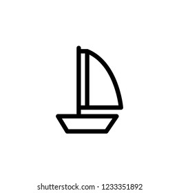Common icons. Boat.