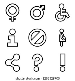 Common Information Icons