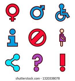 Common Information Icons