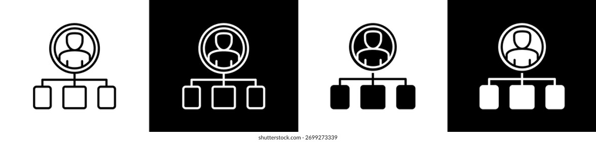 Common Infrastructure icon variations in line and glyph style on black and white background