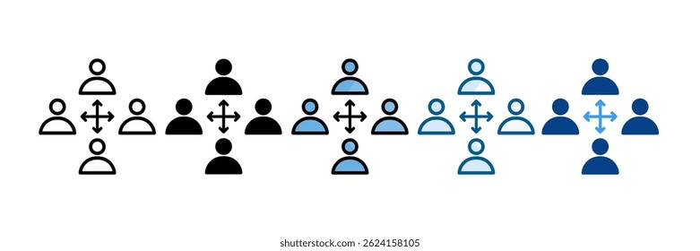 Conjunto de ícones de interesse comum Coleção de vários estilos