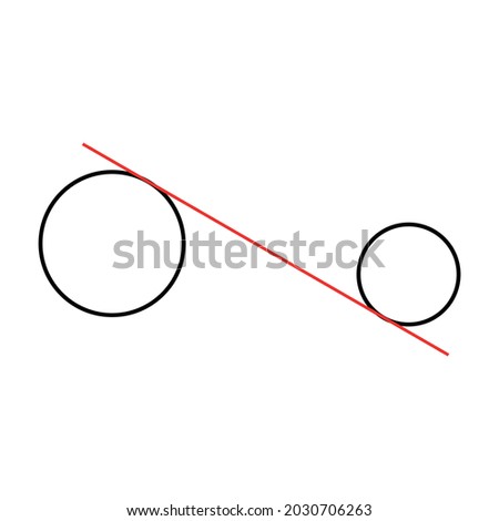 common internal tangent of two circles