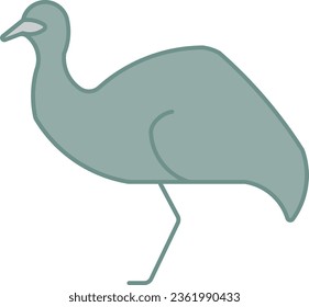 Common Rhea nandu bird animal wild