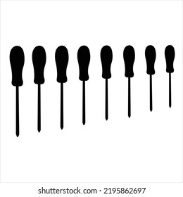 common screwdriver app and website vector icon