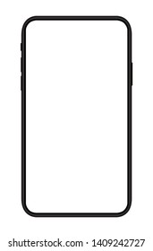 Common smartphone frame illustration (realistic)