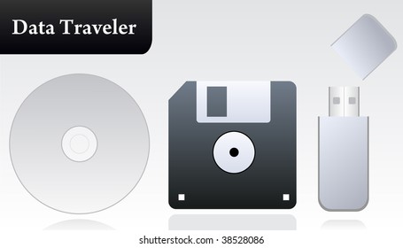 common storage devices vector