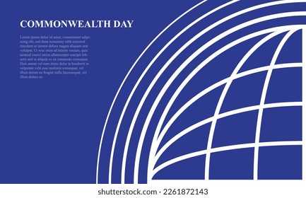 Antecedentes del Día de la riqueza común. Fondo del cartel. Fondo de la ilustración del vector.