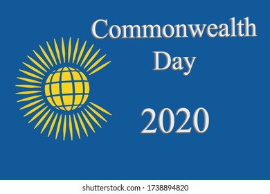 Commonwealth Day 2020 Vektor Illustration