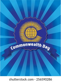 Commonwealth Day. Commonwealth of Nations (CIS) flag. Vector Illustration.  Commonwealth of Nations