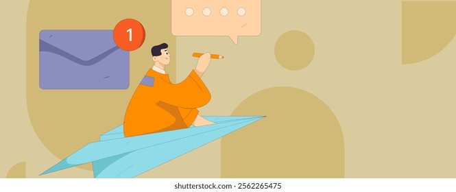 Communicate with consultants flat vector character concept operation hand drawn illustration
