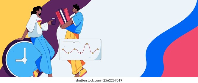 Communicate with consultants flat vector character concept operation hand drawn illustration
