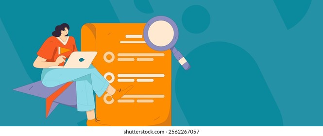 Communicate with consultants flat vector character concept operation hand drawn illustration
