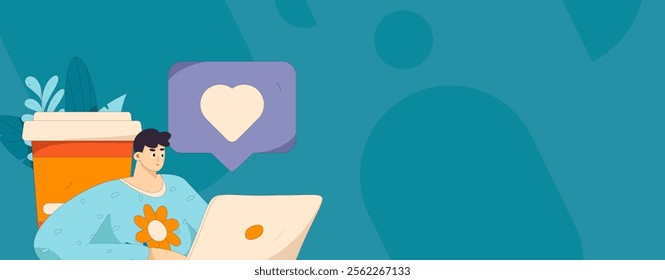 Communicate with consultants flat vector character concept operation hand drawn illustration
