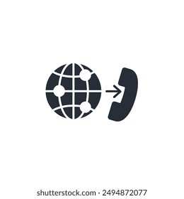 communicate icon. vector.Editable stroke.linear style sign for use web design,logo.Symbol illustration.
