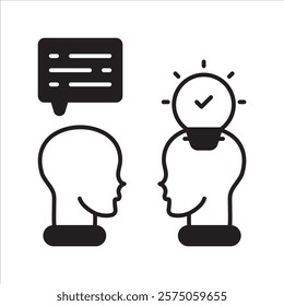 Communicate icon with white background vector stock illustration