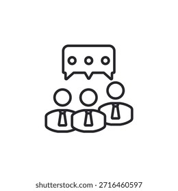 communicate icons outline and Flat Style,transparent background