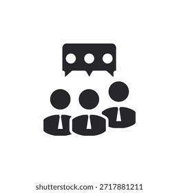 communicate icons outline and Flat Style,transparent background