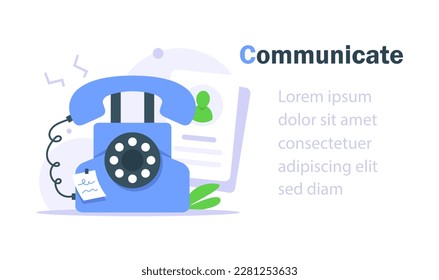 communicate,connect talk,flat design icon vector illustration