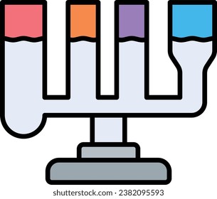 Communicating vessels vector icon. Can be used for printing, mobile and web applications.