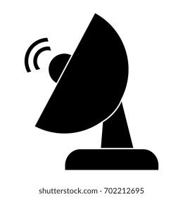 communication antena isolated icon