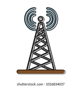 Communication antenna symbol