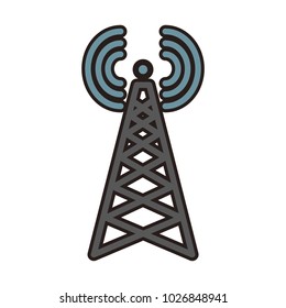 Communication antenna symbol