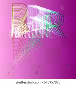 communication around narrow band, brilliant Alphabet R over clash