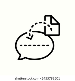 communication, attachments  icon, isolated icon in light background, perfect for website, blog, logo, graphic design, social media, UI, mobile app