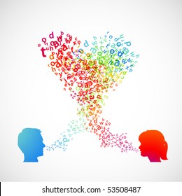 communication between man and woman