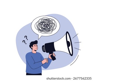 Communication breakdown and misunderstanding in the workplace causing confusion