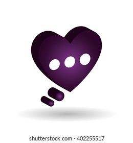 Communication bubble design , vector illustration
