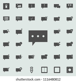 communication bubble icon. Detailed set of  Minimalistic  icons. Premium quality graphic design sign. One of the collection icons for websites, web design, mobile app on colored background