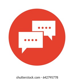 communication bubble speech dialog message