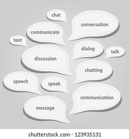 communication bubbles
