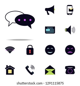 communication bubbles icon. web icons universal set for web and mobile