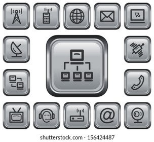 Communication button set