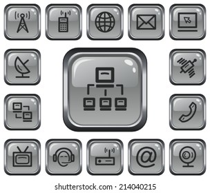 Communication button set