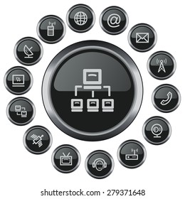 Communication button set