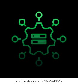 Communication cells nolan icon. Simple thin line, outline vector of intelligence icons for ui and ux, website or mobile application